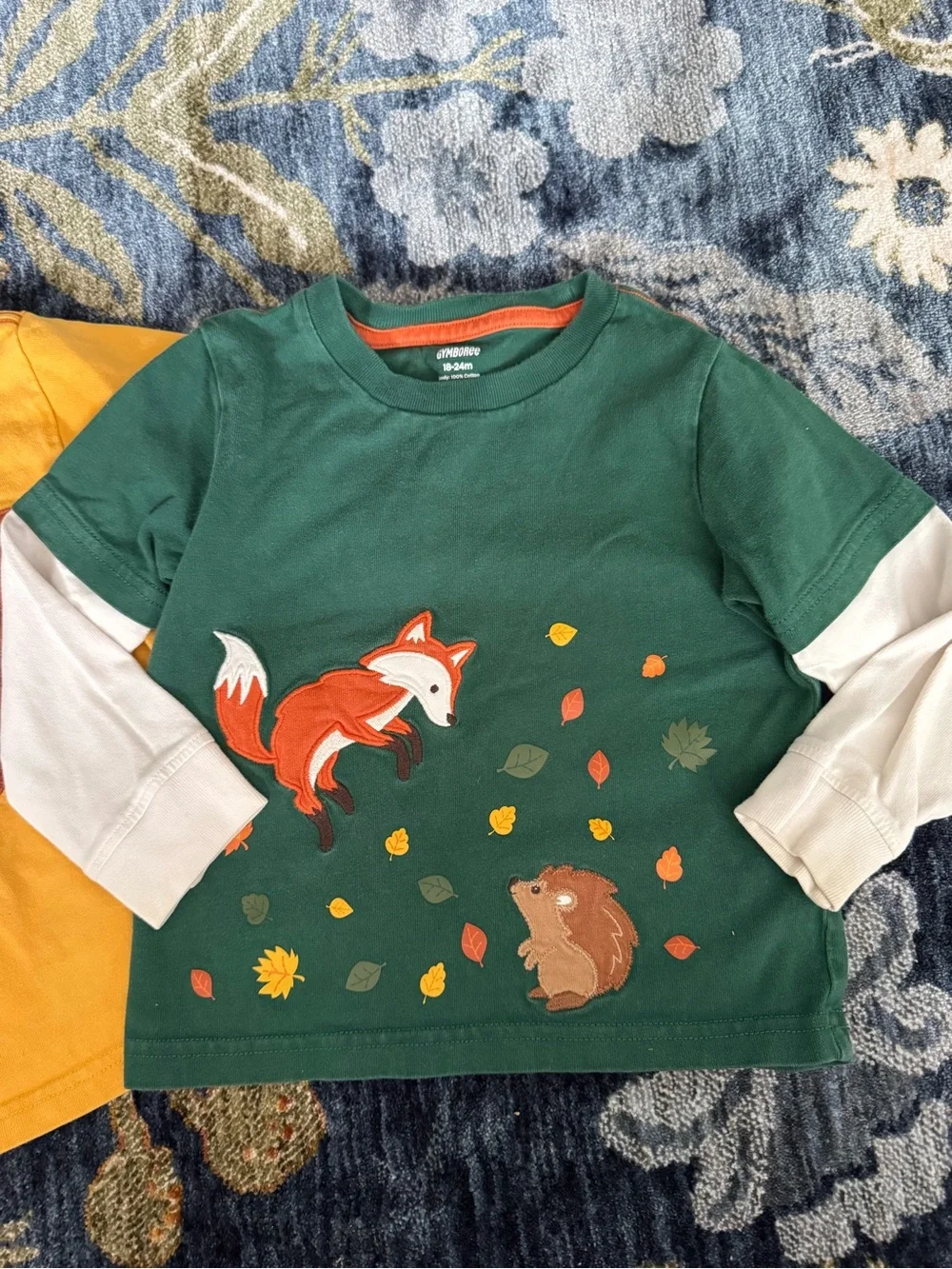 Bundle of 2 Gymboree Autumn Fall Layered Shirts